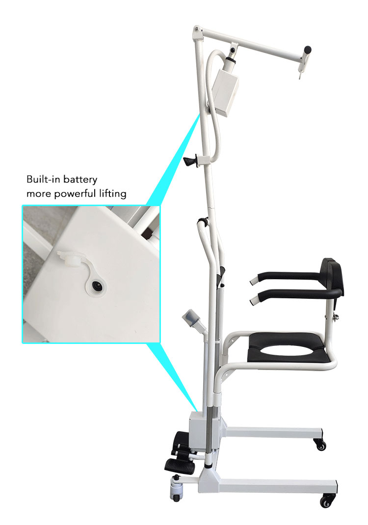 chaise de transfert avec lève-patient 