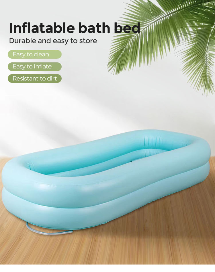Inflatable bath bed